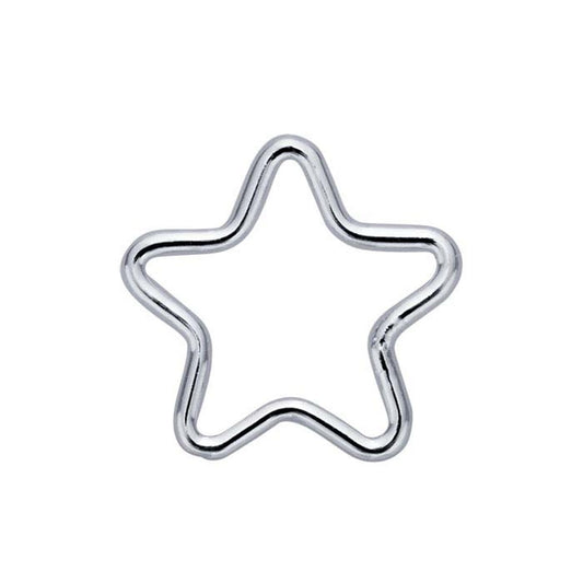 Open Star Charm