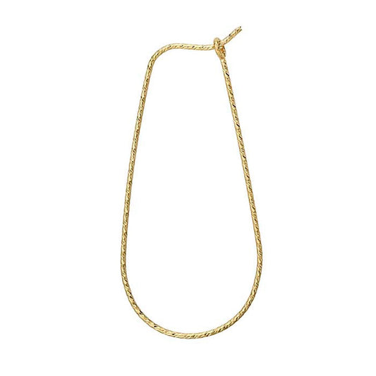 Teardrop Sparkle Hoop