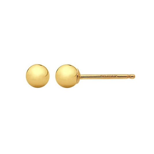 Ball Stud Earrings 3MM