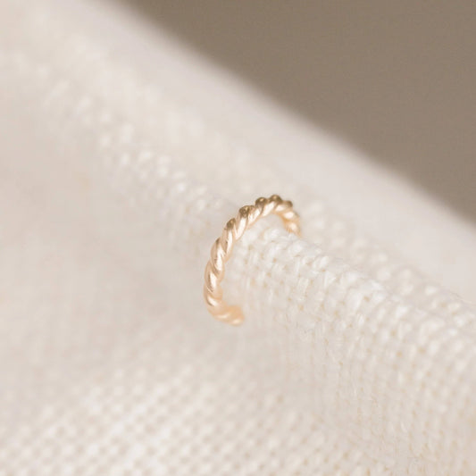 Ear Cuff Earrings - No Pierce Earrings- Twist Design
