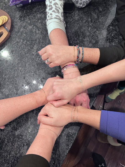 Create memories with loved ones or friends by having a forever bracelet party.