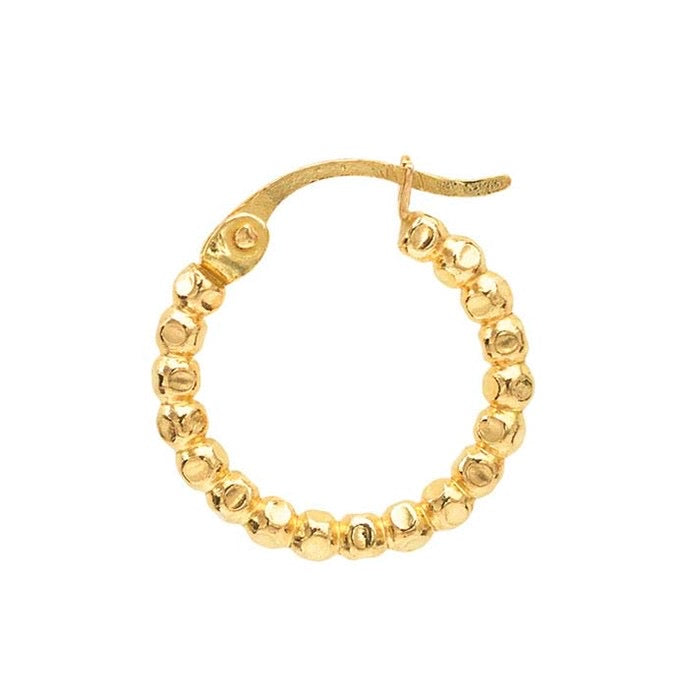 Bead Hoop Earring