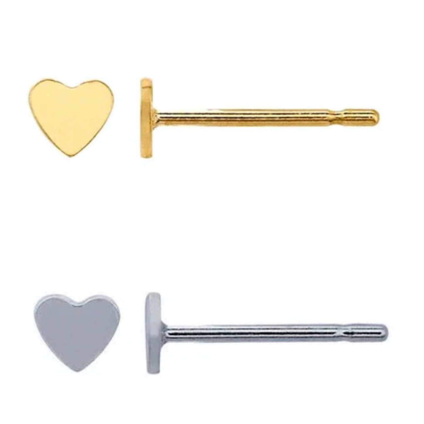 Tiny Heart Studs