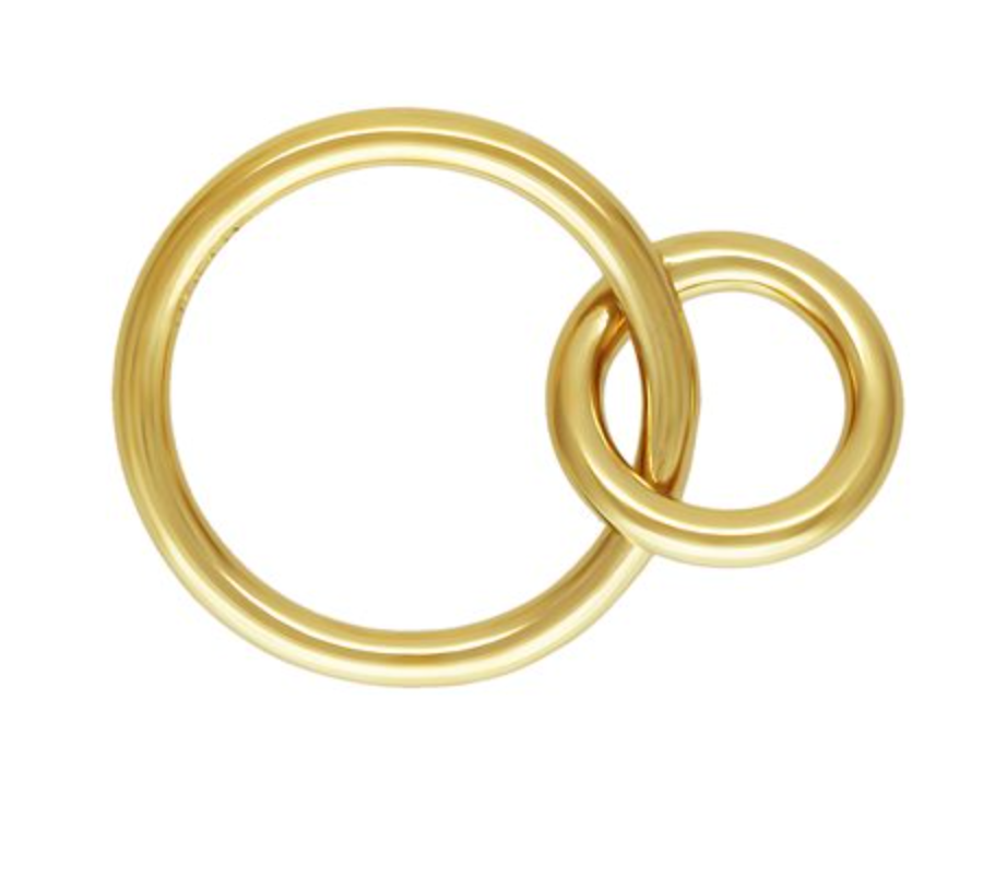 Tiny Double Circle Charm