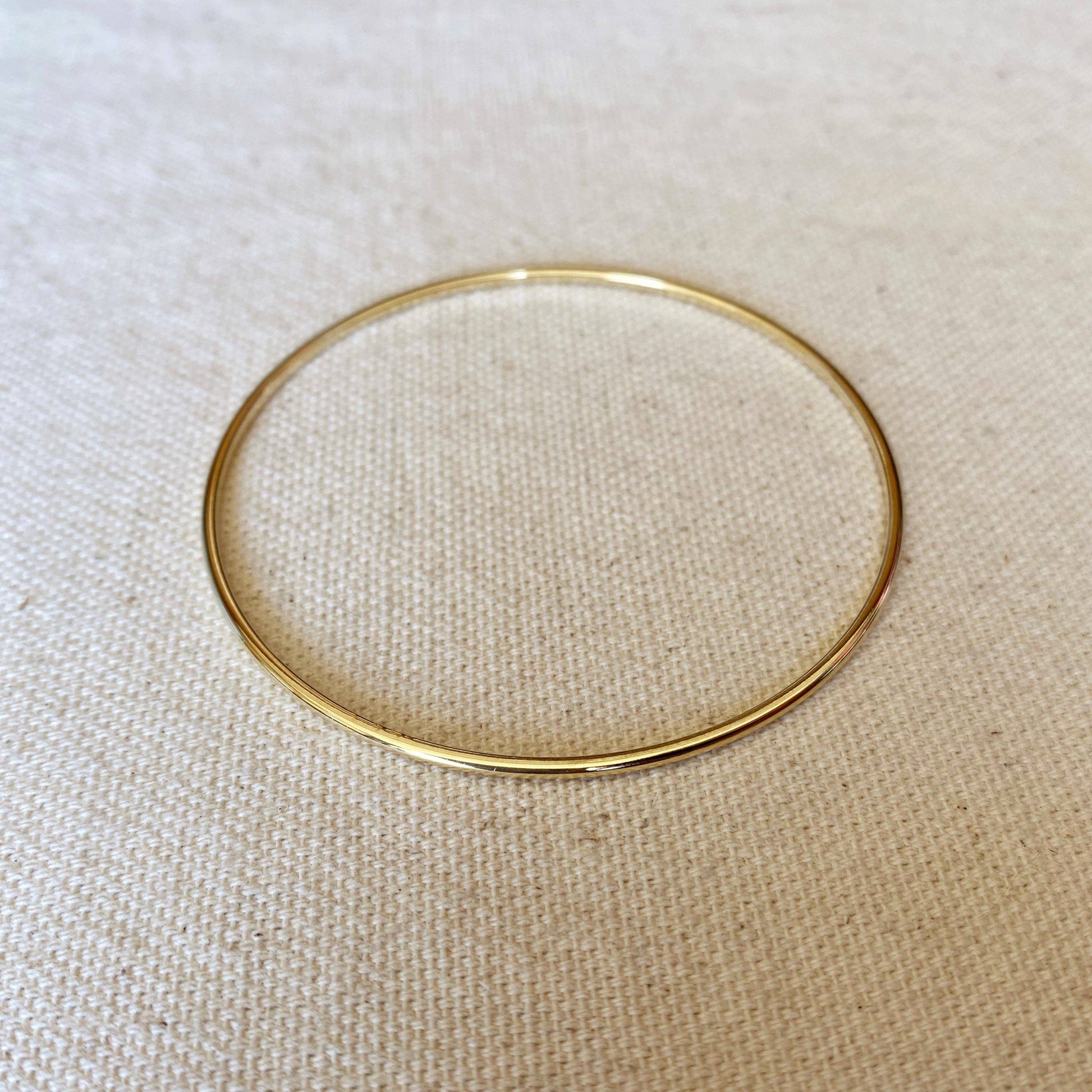18k Gold-filled classic bangle nickle free hypoallergenic