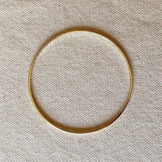 18k Gold-filled classic bangle 1.55 mm wide