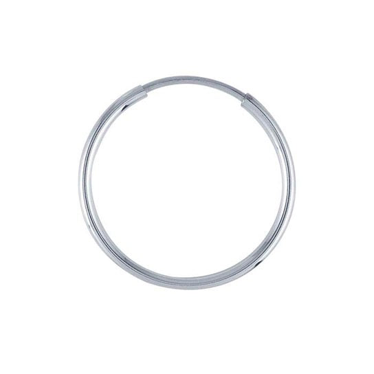 18mm sterling sillver endless hoop earrings
