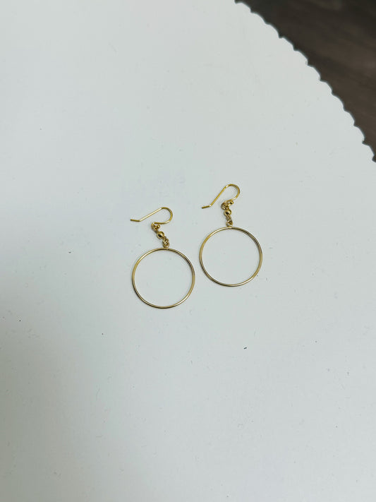 Circle Drop Earrings