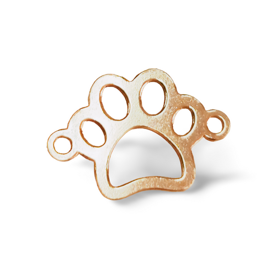 Permanent Jewelry Paw Print Outline