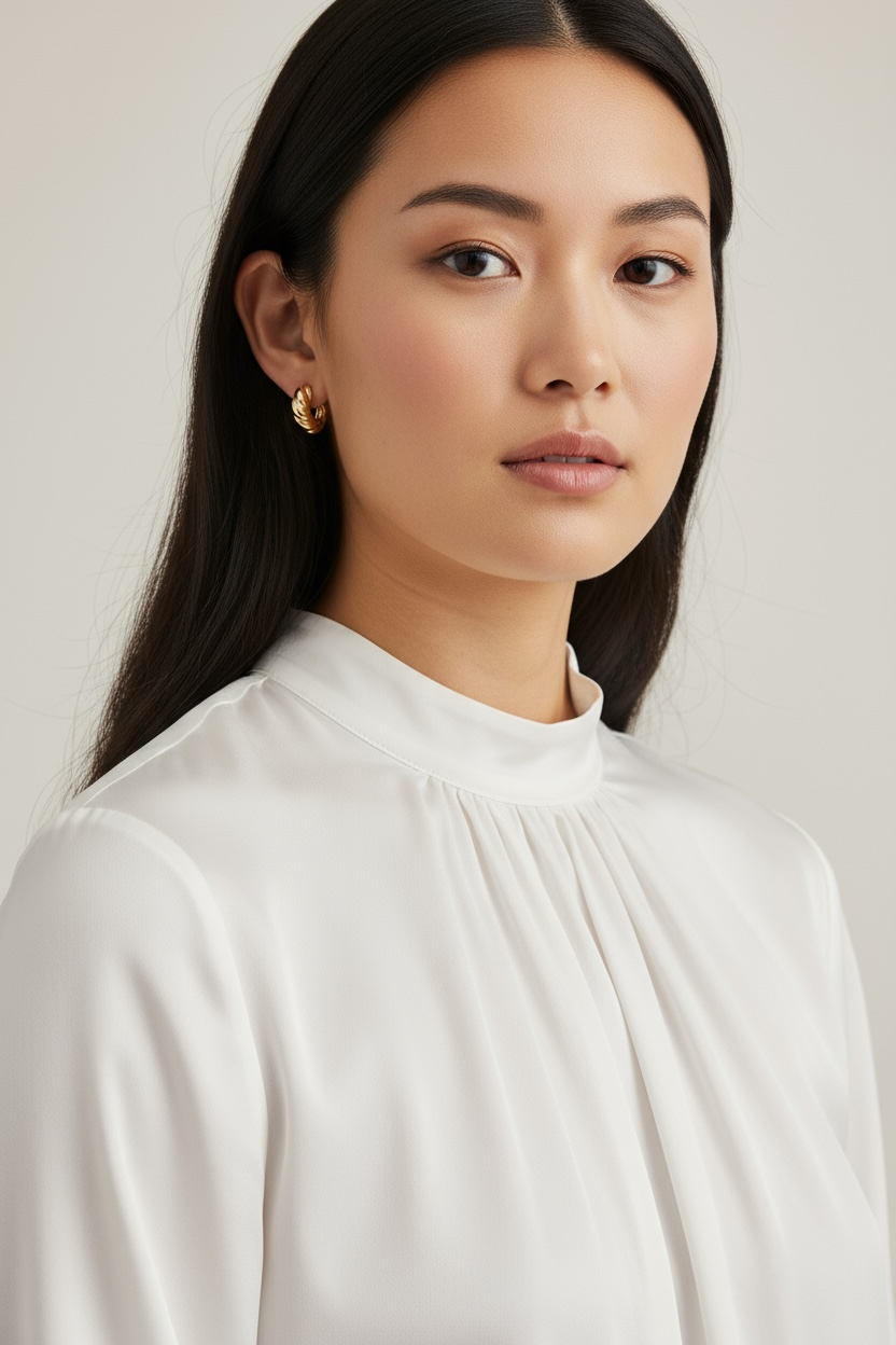 Classic Croissant Clicker Hoop Earrings